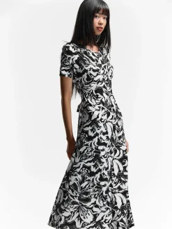 GATE Sukienka z nadrukiem kwiatowym| Kategorie·Sukienki