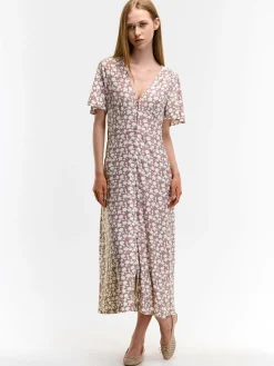 GATE Sukienka z nadrukiem kwiatowym| Kategorie·Sukienki