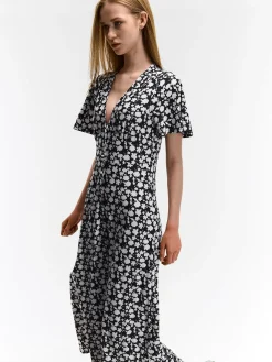 GATE Sukienka z nadrukiem kwiatowym| Kategorie·Sukienki