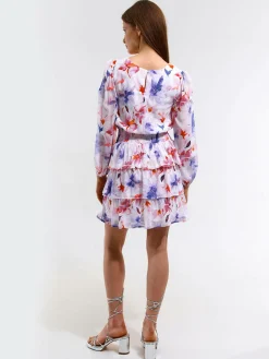 GATE Sukienka z nadrukiem kwiatowym| Kategorie·Sukienki