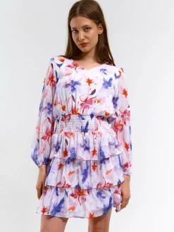 GATE Sukienka z nadrukiem kwiatowym| Kategorie·Sukienki