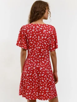 GATE Sukienka z nadrukiem kwiatowym| Kategorie·Sukienki