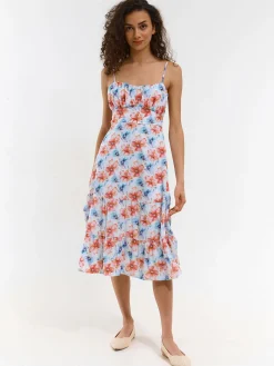 GATE Sukienka z nadrukiem kwiatowym| Kategorie·Sukienki