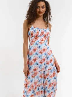 GATE Sukienka z nadrukiem kwiatowym| Kategorie·Sukienki