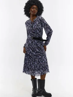 GATE Sukienka z nadrukiem kwiatowym| Kategorie·Sukienki