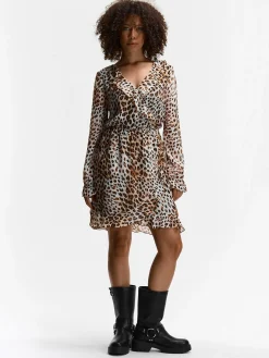 GATE Sukienka z nadrukiem zwierzęcym| Kategorie·Sukienki