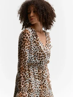 GATE Sukienka z nadrukiem zwierzęcym| Kategorie·Sukienki
