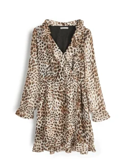 GATE Sukienka z nadrukiem zwierzęcym| Kategorie·Sukienki