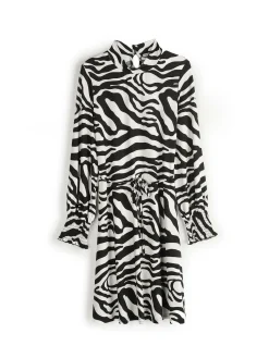 GATE Sukienka z nadrukiem zwierzęcym| Kategorie·Sukienki