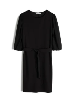 GATE Sukienka z szyfonowymi rękawami| Kategorie·Sukienki