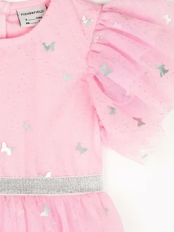 GATE Sukienka z tiulową spódnicą i falbankami|Dzieci Dziewczynki·Sukienki