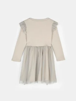 GATE Sukienka z tiulową spódnicą i falbankami|Dzieci Dziewczynki·Sukienki