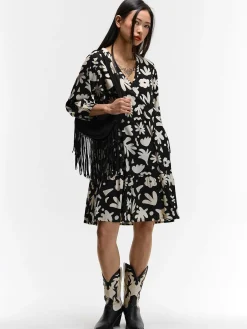 GATE Sukienka z wiskozy z nadrukiem| Kategorie·Sukienki