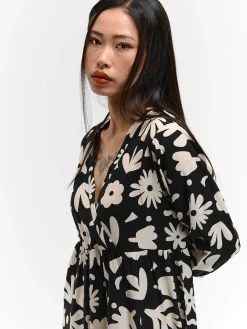 GATE Sukienka z wiskozy z nadrukiem| Kategorie·Sukienki