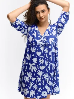 GATE Sukienka z wiskozy z nadrukiem| Kategorie·Sukienki