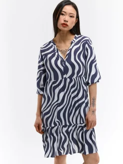 GATE Sukienka z wiskozy z nadrukiem| Kategorie·Sukienki