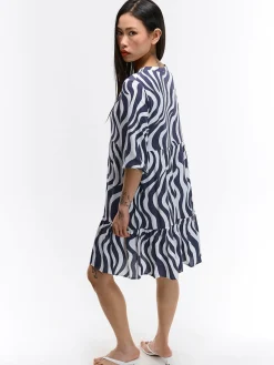 GATE Sukienka z wiskozy z nadrukiem| Kategorie·Sukienki
