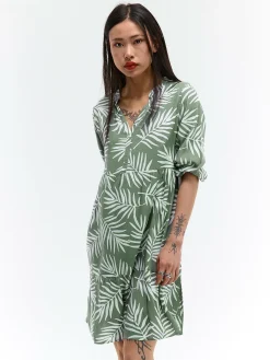 GATE Sukienka z wiskozy z nadrukiem| Kategorie·Sukienki