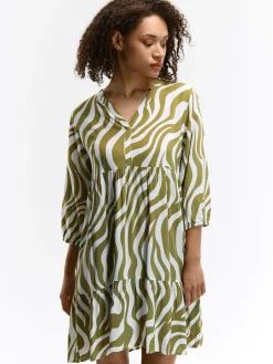 GATE Sukienka z wiskozy z nadrukiem| Kategorie·Sukienki