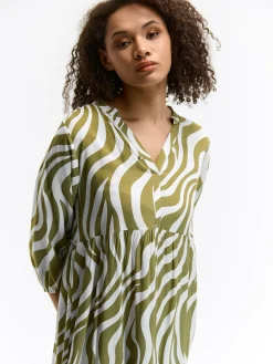 GATE Sukienka z wiskozy z nadrukiem| Kategorie·Sukienki