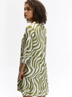 GATE Sukienka z wiskozy z nadrukiem| Kategorie·Sukienki