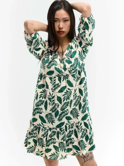 GATE Sukienka z wiskozy z nadrukiem| Kategorie·Sukienki