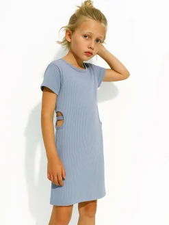 GATE Sukienka z wycięciami po bokach|Dzieci Dziewczynki·Sukienki