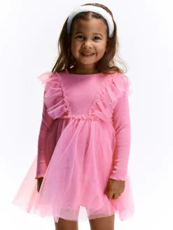 GATE Sukienka ze spódnicą tiulową|Dzieci Dziewczynki·Sukienki