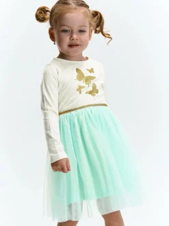 GATE Sukienka ze spódnicą tiulową|Dzieci Dziewczynki·Sukienki
