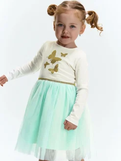 GATE Sukienka ze spódnicą tiulową|Dzieci Dziewczynki·Sukienki