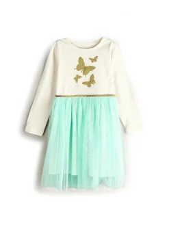 GATE Sukienka ze spódnicą tiulową|Dzieci Dziewczynki·Sukienki