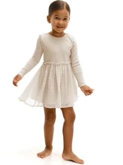 GATE Sukienka ze spódnicą tiulową|Dzieci Dziewczynki·Sukienki