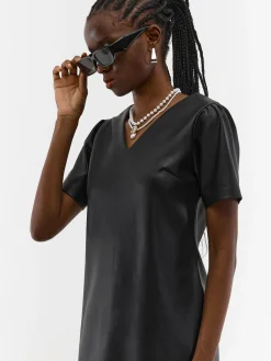 GATE Sukienka ze sztucznej skóry| Kategorie·Sukienki