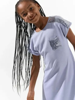 GATE Sukienki z cekinami|Dzieci Dziewczynki·Sukienki