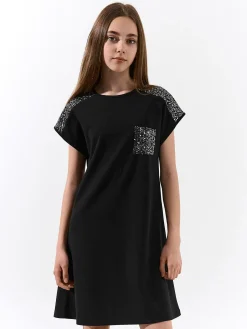 GATE Sukienki z cekinami|Dzieci Dziewczynki·Sukienki