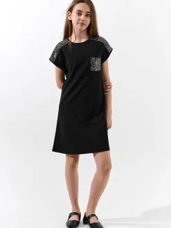 GATE Sukienki z cekinami|Dzieci Dziewczynki·Sukienki