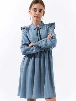 GATE Sukienki z falbankami|Dzieci Dziewczynki·Sukienki