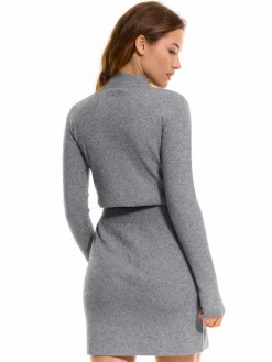 GATE Sweter damski z wysokim kołnierzem| Swetry I Bluzy·Swetry