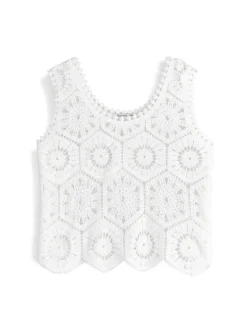 GATE Sweter szydełkowy| Koszulki I Topy·Topy|Swetry I Bluzy·Swetry