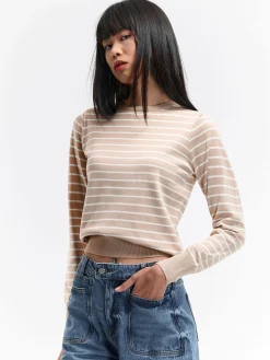 GATE Sweter w paski| Swetry I Bluzy·Swetry