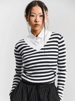 GATE Sweter w paski| Swetry I Bluzy·Swetry