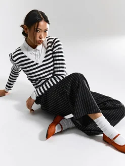 GATE Sweter w paski| Swetry I Bluzy·Swetry