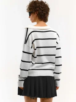 GATE Sweter w paski| Swetry I Bluzy·Swetry