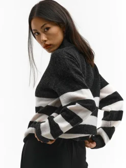 GATE Sweter w paski| Swetry I Bluzy·Swetry