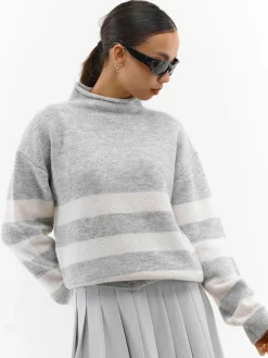 GATE Sweter w paski| Swetry I Bluzy·Swetry