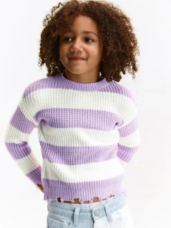 GATE Sweter w paski|Dzieci Dziewczynki·Swetry