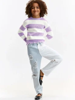 GATE Sweter w paski|Dzieci Dziewczynki·Swetry