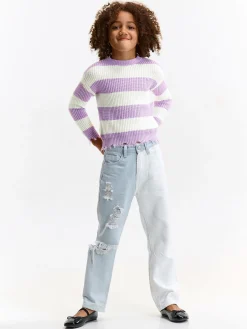 GATE Sweter w paski|Dzieci Dziewczynki·Swetry