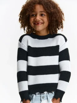 GATE Sweter w paski|Dzieci Dziewczynki·Swetry