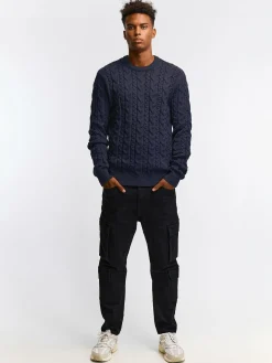 GATE Sweter w strukturalny wzór| Swetry I Bluzy·Swetry